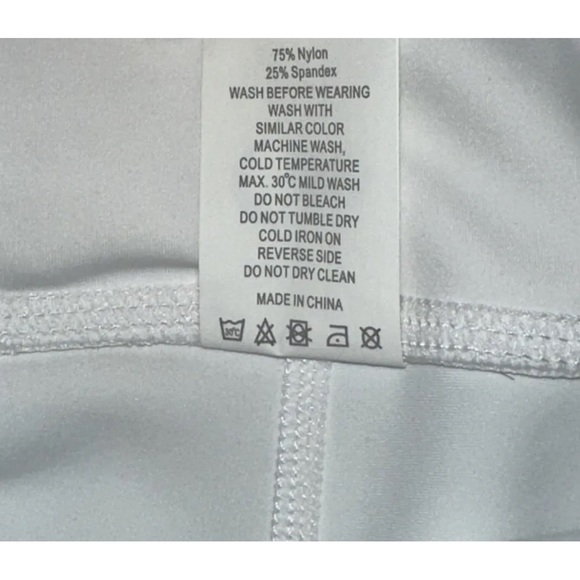 Ziya Active White Unicorn Luxe 7/8 Leggings Set Pants Size 6-8 Bra Size Large - Picture 14 of 16